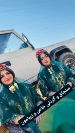 رو لباسی گلها/عروسی/طرح طلا/لاکچری/دستساز - تصویر 3