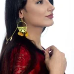 گوشواره یلدیز/عروسی/بدلیجات روح گندم/شیک/جذاب/خاص