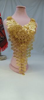 گردنبند عاشقان/عروسی/طرح طلا/لاکچری/دستساز - تصویر 2
