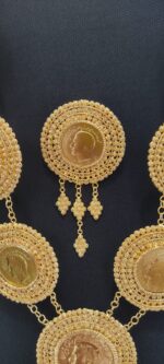 سنجاق زلفی پهلوی snz655/عروسی/طرح طلا/لاکچری/دستساز - تصویر 2