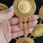 سنجاق زلفی پهلوی snz655/عروسی/طرح طلا/لاکچری/دستساز