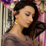 گوشواره پهلوی Gu138/بدلیجات روح گندم/شیک/جذاب/خاص