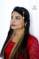 گوشواره یلدیز/عروسی/بدلیجات روح گندم/شیک/جذاب/خاص - تصویر 3