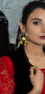 گوشواره اشرفی Gu131/بدلیجات روح گندم/شیک/جذاب/خاص