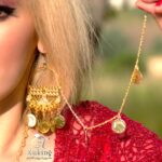 گوشواره مارینا طرح طلا | جشن و روزانه | روح گندم