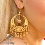 گوشواره هندیا | مراسمات | زیورآلات روح گندم