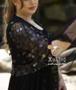 سنجاق گل پاپاتیا کوردی/عروسی/طرح طلا/لاکچری/دستساز - تصویر 2
