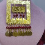 سنجاق زیر گلو آلنیا/عروسی/طرح طلا/لاکچری/دستساز