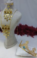 ست تاج دار/عروسی/طرح طلا/لاکچری/دستساز - تصویر 2