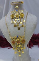 ست تاج دار/عروسی/طرح طلا/لاکچری/دستساز