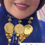 سنجاق زیر گلو الیزابت snz110/عروسی/طرح طلا/لاکچری/دستساز