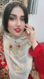 سنجاق زیر گلو مارتیلا/عروسی/طرح طلا/لاکچری/دستساز - تصویر 4