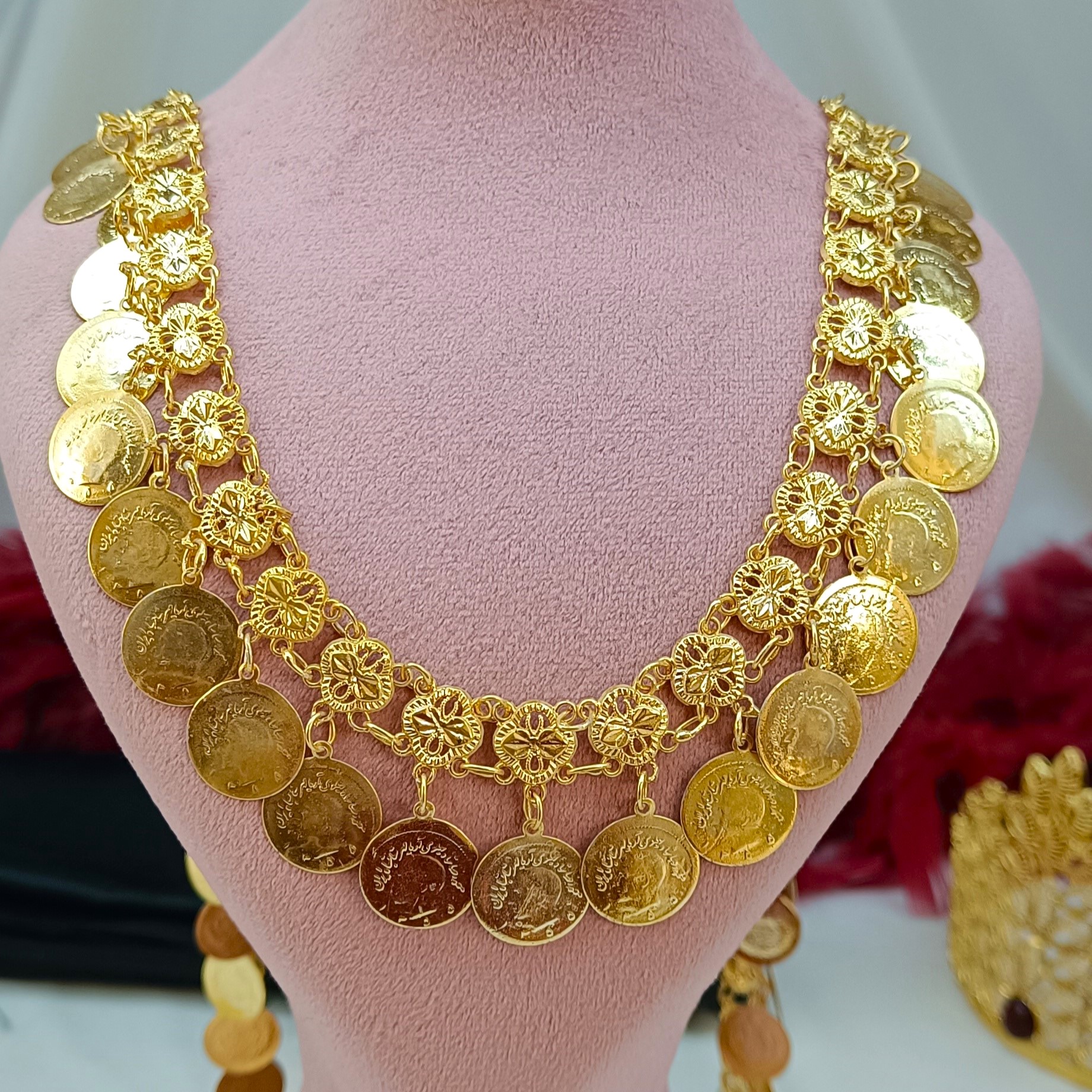 خار طرح داارباسلام خار یا عقدرو آسمان بدلیجات روح گندم/عروسی/طرح طلا/لاکچری/دستساز - تصویر 1