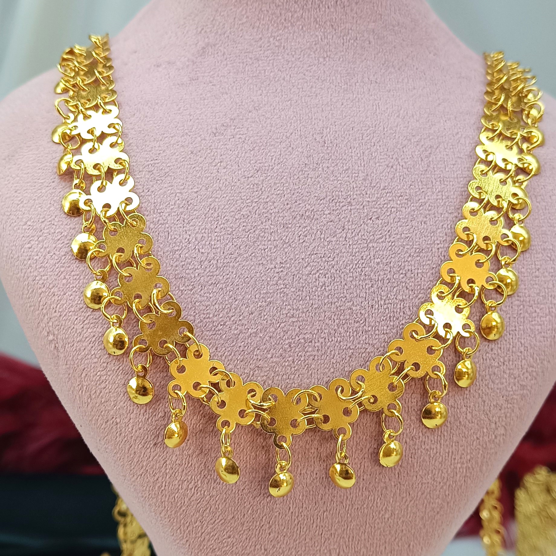 خار گوی دار خار گوی دار بدلیجات روح گندم/طرح طلا/جلوه دار/دستساز - تصویر 1