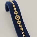 دستبندماریا 101/عروسی/طرح طلا/لاکچری/دستساز/زیورآلات روح گندم
