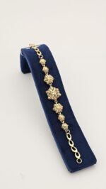 دستبندماریا 102/عروسی/طرح طلا/لاکچری/دستساز/بدلیجات روح گندم