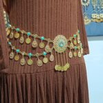 کمربند طلا گل یاس/عروسی/طرح طلا/لاکچری/دستساز/بدلیجات روح گندم - تصویر 2