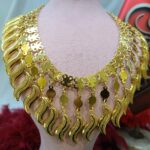 عقدرو یا خار ماه نو/عروسی/طرح طلا/زیورآلات روح گندم/دستساز/بدلیجات روح گندم - تصویر 3