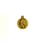 سکه ملکه رخ برجسته /تک حلقه/طرح طلا/عروسی/دستساز/بدلیجات روح گندم