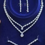 سرویس طرح جواهر برند مالینمو/عروسی/نامزدی/لاکچری/دستساز/رنگ ثابت/زیورآلات روح گندم/ طرح طلا