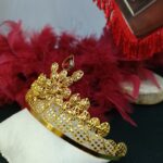 تاج پریان/عروسی/طرح طلا/لاکچری/دستساز/زیورآلات روح گندم - تصویر 2