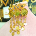 سنجاق زلفی سکه اصل/بدلیجات روح گندم/طرح طلا