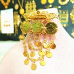 سنجاق زلفی سکه اصل طرح طلا | روح گندم - تصویر 2