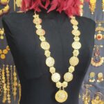 گردنبند سکه برجسته زیورآلات روح گندم/خاص/لاکچری/دست ساز - تصویر 3