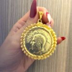 پلاک طرح طلا تک دور گشنیزی | جشن | بدلیجات روح گندم